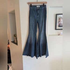 We The Free Blue Flare Jeans